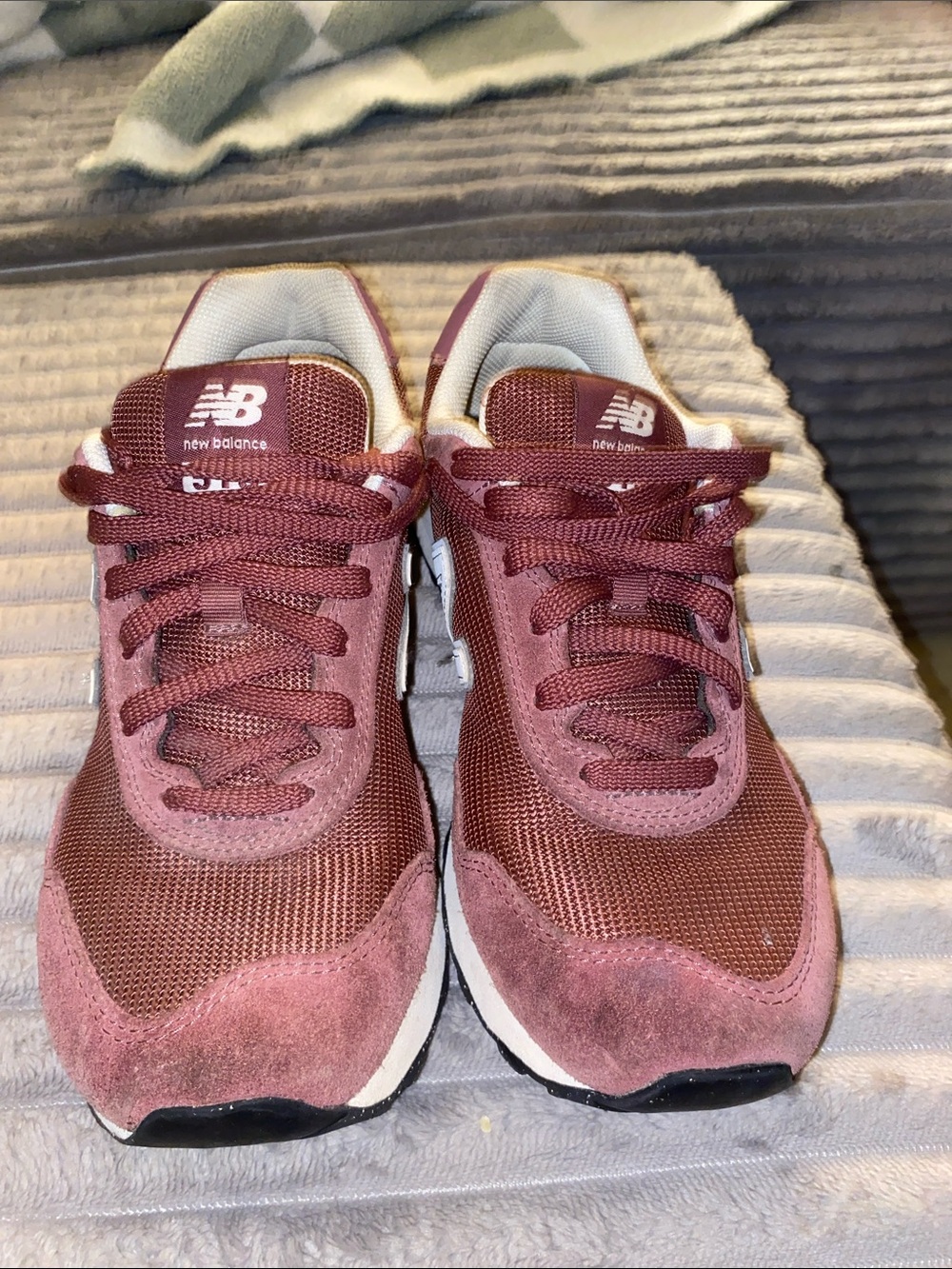 NEW BALANCE 515 ROSE SUEDE 7.5B SNEAKERS
